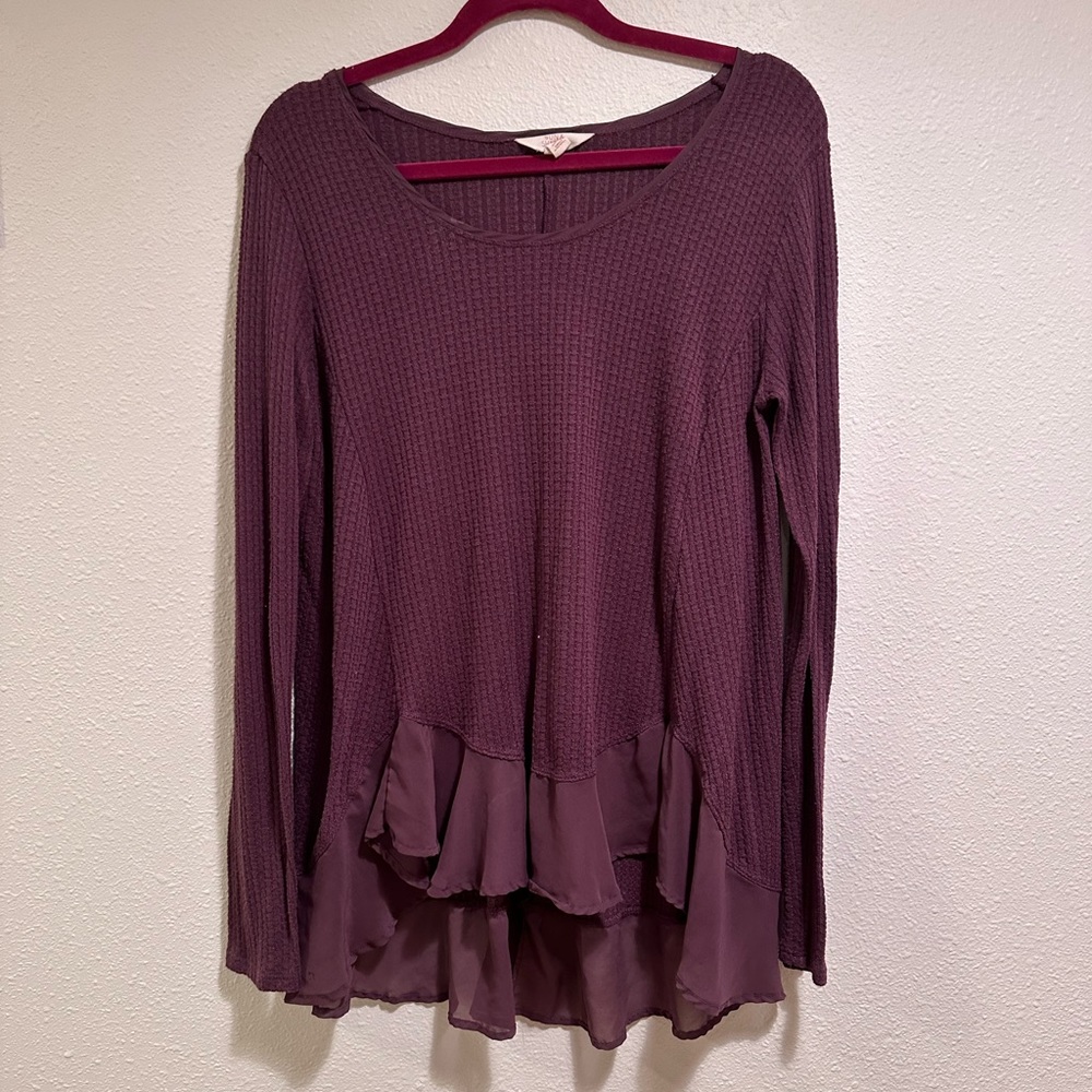 Purple Shirt, stretchy soft fabric